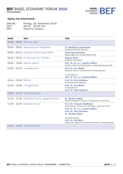 Programm 2016 als PDF - Basel Economic Forum