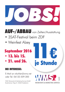 je Stunde - Stellenwerk Mainz