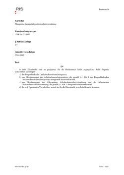 Dokumentvorlage f&uuml;r RISDokumente