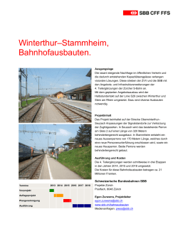 Winterthur–Stammheim, Bahnhofausbauten.