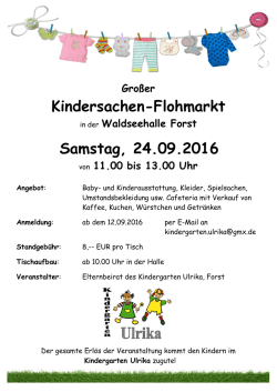 Gro&szlig;er Kindersachen