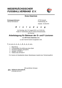 Hi... - NFV Kreis Osterholz