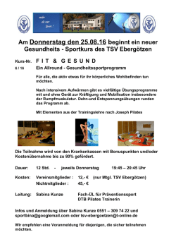 Info - TSV Eberg&ouml;tzen