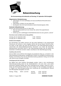 Dokument - Gemeinde Stalden Wallis