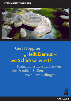 Heilt Demut &ndash; wo Schicksal wirkt? - Carl