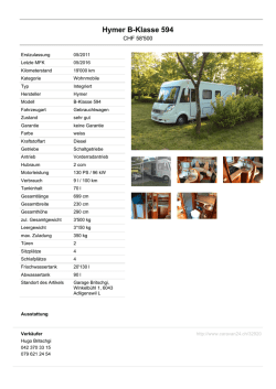 Hymer B-Klasse 594