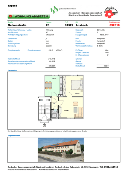 Exposé - Ansbacher Baugenossenschaft Stadt und Landkreis