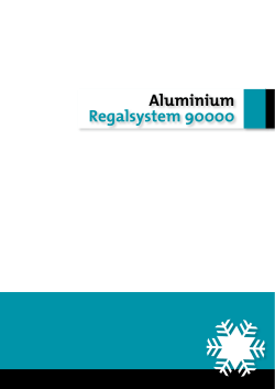 Aluminium Regalsystem 90000
