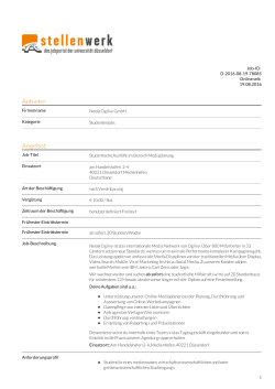 PDF - Stellenwerk Düsseldorf