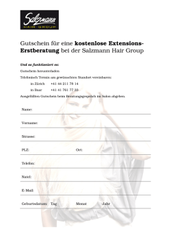 Gutschein f&uuml;r Extensions Beratung herunterladen