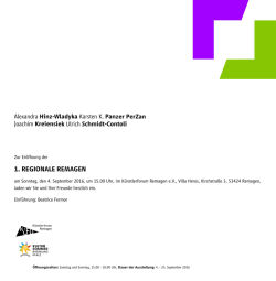 Einladung - K&uuml;nstlerforum Remagen