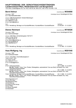 Druckansicht - Hauptverband