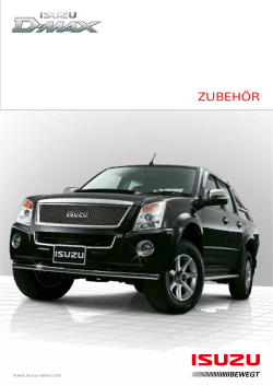 ISUZU Zubeh&ouml;rprospekt