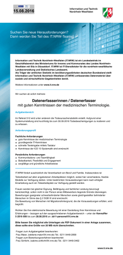 Information und Technik Nordrhein-Westfalen
