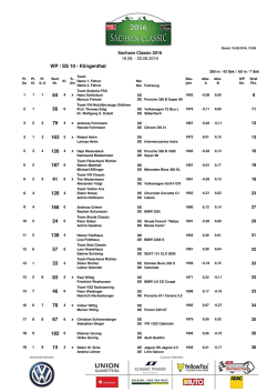 WP 10: Klingenthal - Auto Motor und Sport