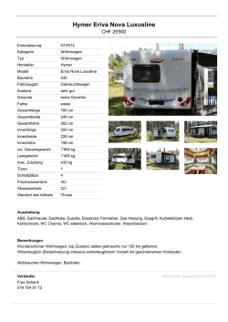 Hymer Eriva Nova Luxusline