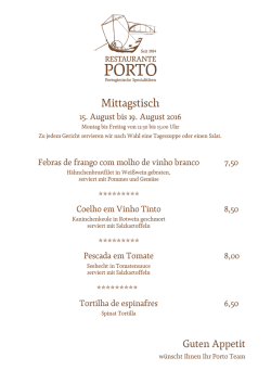 Der Mittagstisch als PDF!