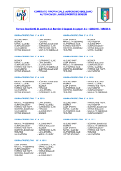 PROMOZIONE / LANDESLIGA