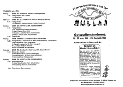 Gottesdienstordnung 28