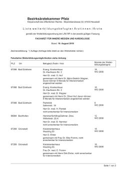 Innere Medizin und Kardiologie WBO 06