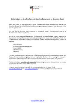Information Leaflet for Students