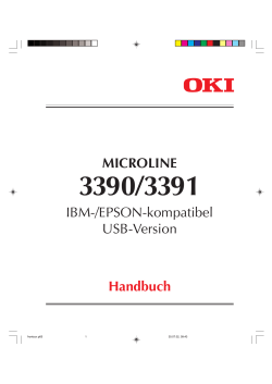 Handbuch Oki Microline 3390 - Gebrauchte Drucker und Kopierer