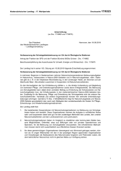 Niedersächsischer Landtag – 17. Wahlperiode Drucksache 17/6323