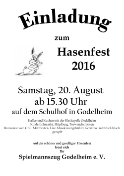 Hasenfest - Godelheim.de