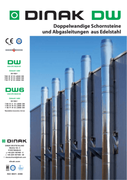dinak dw / dw6 - Edelstahlschornstein