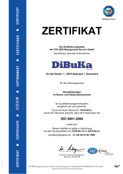 zertifikat - DiBuKa GmbH