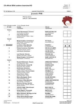 3 Liste de départs épreuve 28 - Startliste Prüfung 28