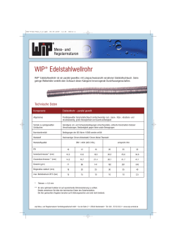 Datenblatt zum WIP-Flex Wellrohr als PDF