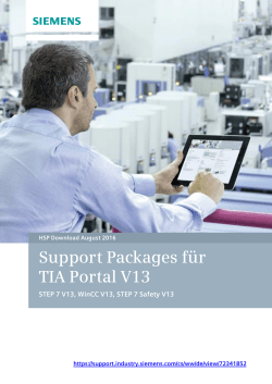 TIA_Portal_V13_HSP_de - Siemens Industry Online Support