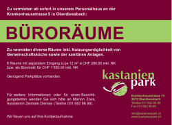 diverse R&auml;ume im ehemaligen Personalhaus