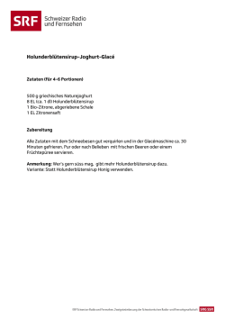 Holunderbl&uuml;tensirup-Joghurt