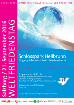 Weltfriedenstag_A1Plakat 2016.indd - Friedensnetzwerk