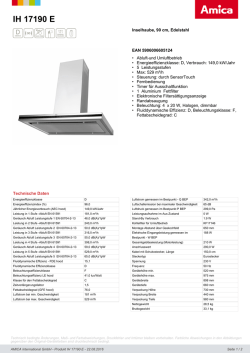 IH 17190 E - Amica International GmbH