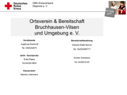 Folie 1 - DRK Kreisverband Diepholz eV