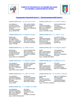 promozione / landesliga - girone / kreis a