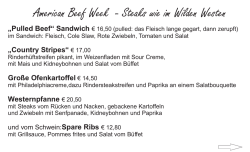 American Beef Week - Steaks wie im Wilden Westen