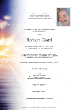 Herbert Gratzl, Oberwölbling / Pyhra, 15.08.2016
