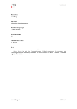 Dokumentvorlage f&uuml;r RISDokumente