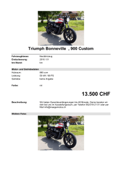 Detailansicht Triumph Bonneville €,€900 Custom