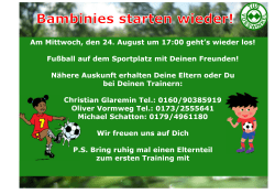 16_17 G-Junioren Flyer Kindergarten