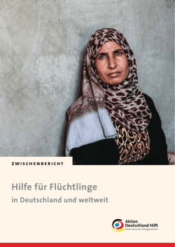 Hilfe f&uuml;r Fl&uuml;chtlinge - Aktion Deutschland Hilft