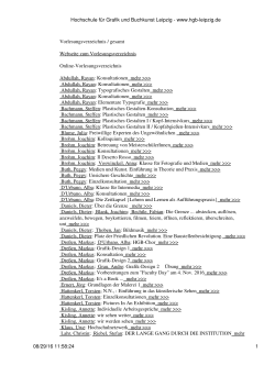 Hochschule für Grafik und Buchkunst Leipzig - www.hgb