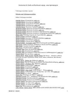 Hochschule f&uuml;r Grafik und Buchkunst Leipzig - www.hgb
