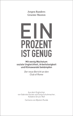 Jorgen Randers Graeme Maxton Mit wenig