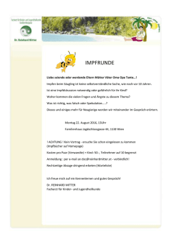impfrunde - Kinderarzt Dr. med. Reinhard Mitter