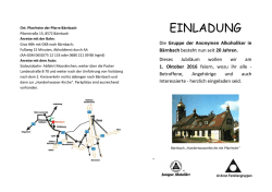 einladung - Anonyme Alkoholiker